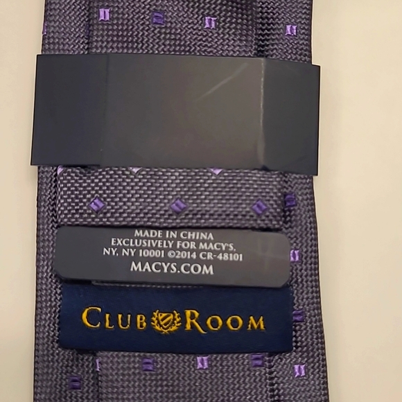 Club Room by Charter Club Silk Men's Neck Tie - Picture 3 of 4